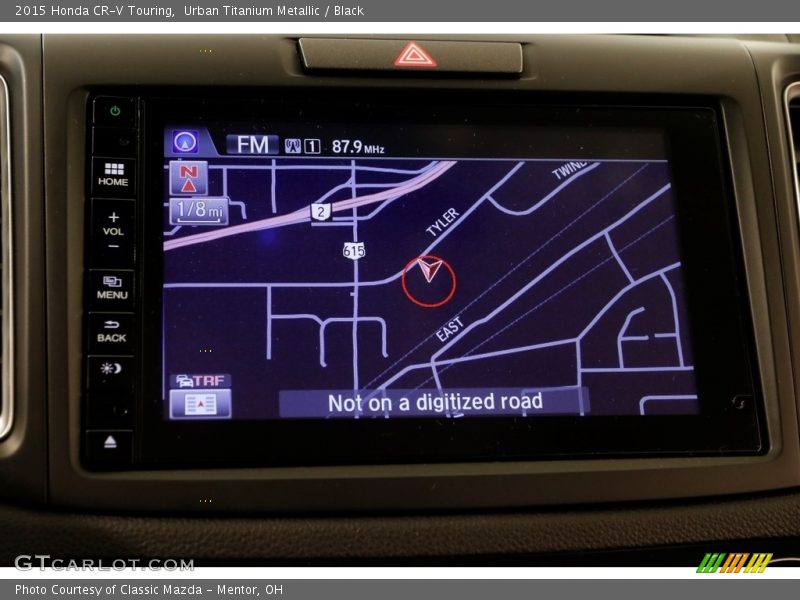 Urban Titanium Metallic / Black 2015 Honda CR-V Touring