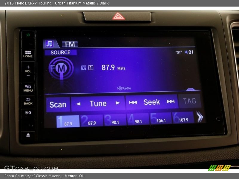 Urban Titanium Metallic / Black 2015 Honda CR-V Touring