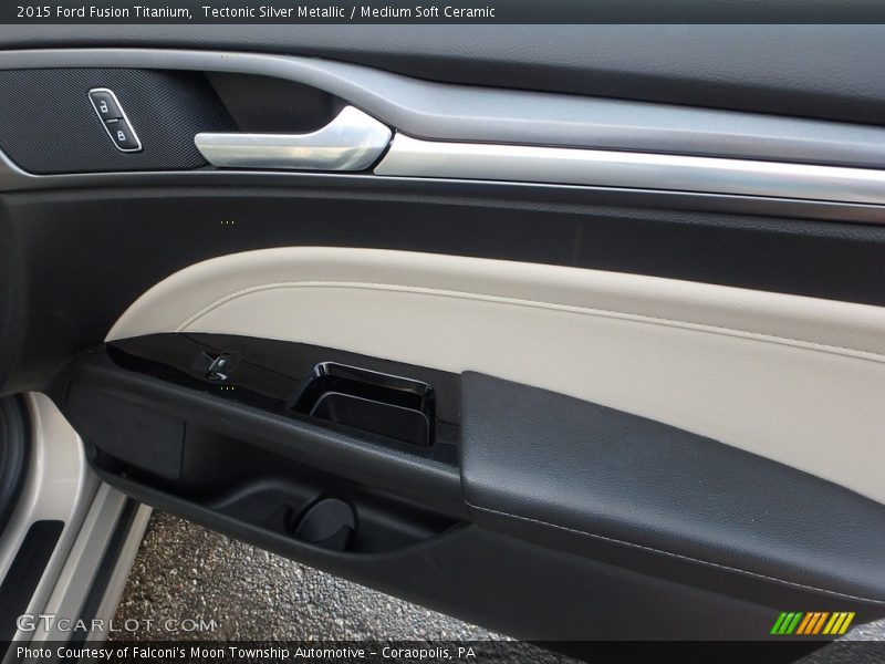 Tectonic Silver Metallic / Medium Soft Ceramic 2015 Ford Fusion Titanium