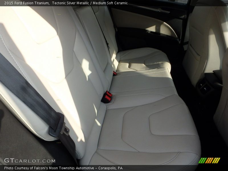 Tectonic Silver Metallic / Medium Soft Ceramic 2015 Ford Fusion Titanium