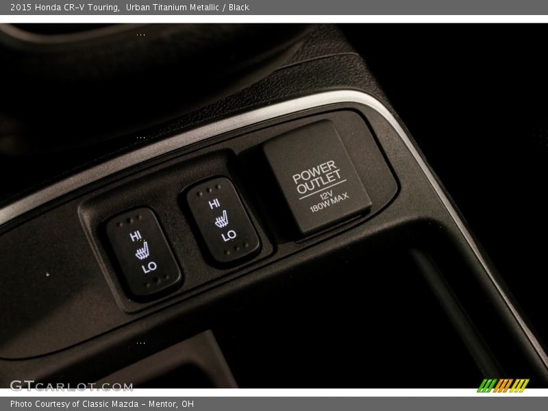 Urban Titanium Metallic / Black 2015 Honda CR-V Touring