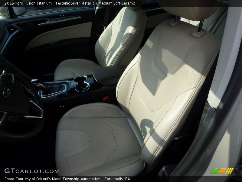 Tectonic Silver Metallic / Medium Soft Ceramic 2015 Ford Fusion Titanium