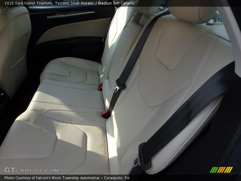 Tectonic Silver Metallic / Medium Soft Ceramic 2015 Ford Fusion Titanium