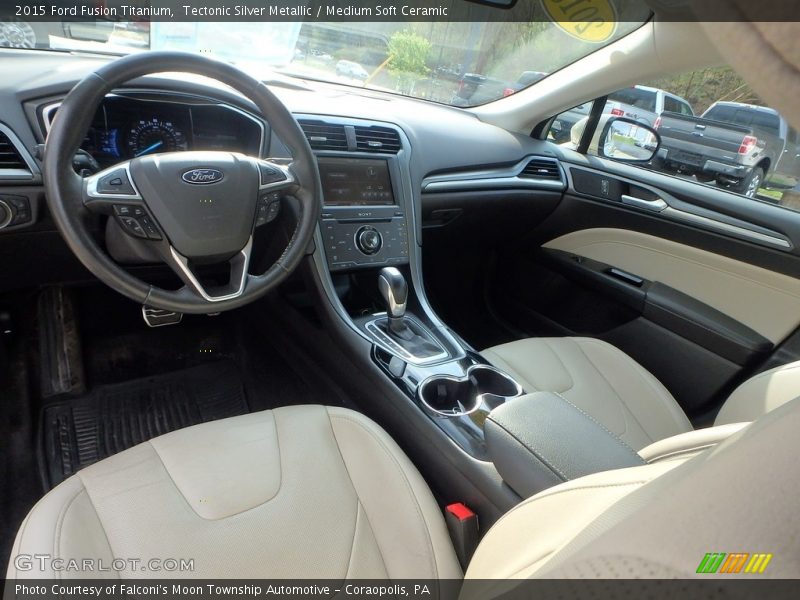 Tectonic Silver Metallic / Medium Soft Ceramic 2015 Ford Fusion Titanium