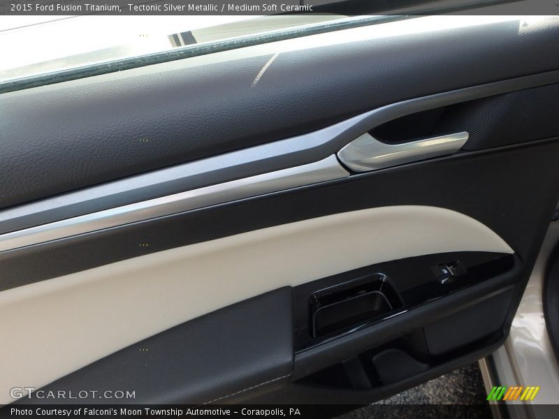 Tectonic Silver Metallic / Medium Soft Ceramic 2015 Ford Fusion Titanium