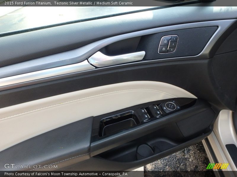 Tectonic Silver Metallic / Medium Soft Ceramic 2015 Ford Fusion Titanium