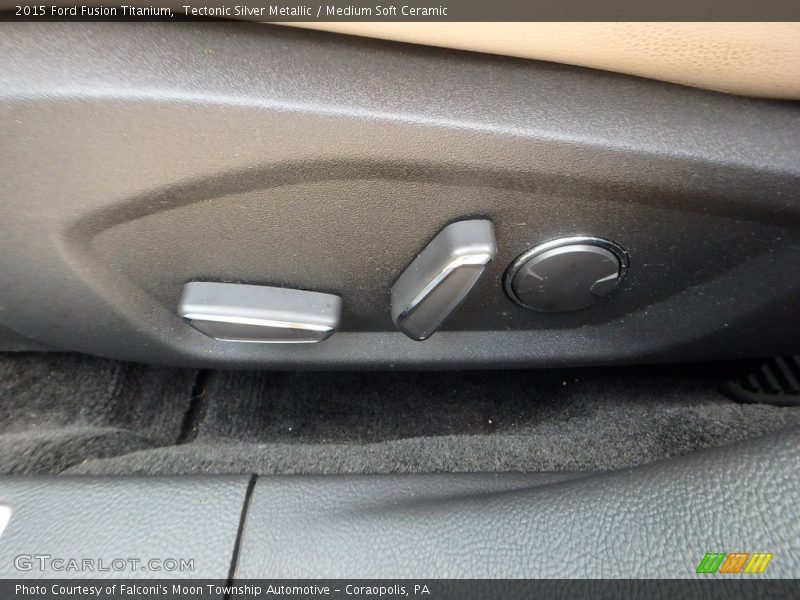 Tectonic Silver Metallic / Medium Soft Ceramic 2015 Ford Fusion Titanium