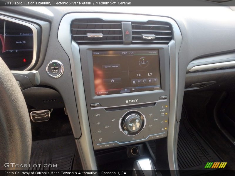 Tectonic Silver Metallic / Medium Soft Ceramic 2015 Ford Fusion Titanium