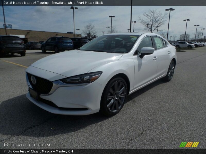Snowflake White Pearl Mica / Black 2018 Mazda Mazda6 Touring