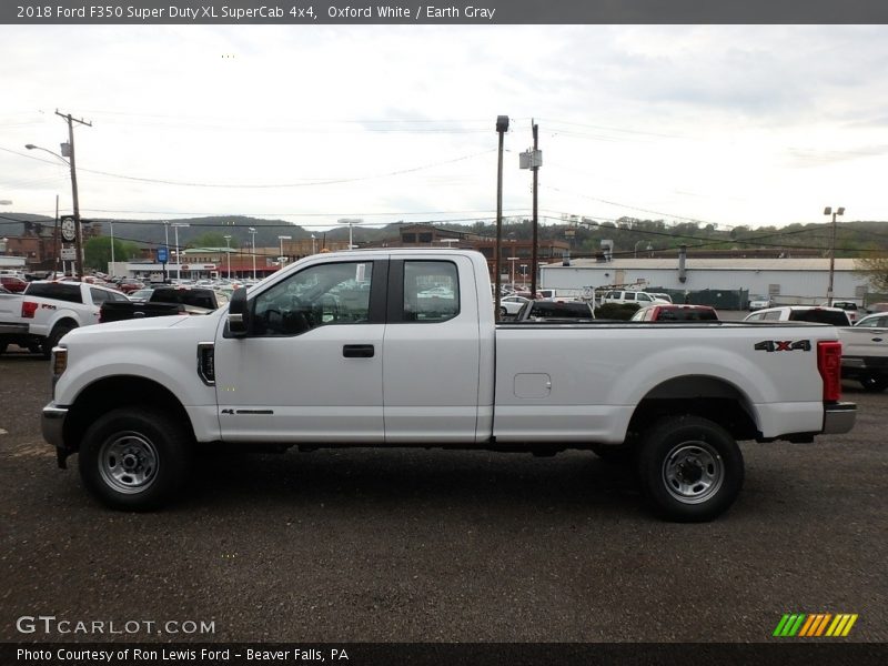 Oxford White / Earth Gray 2018 Ford F350 Super Duty XL SuperCab 4x4