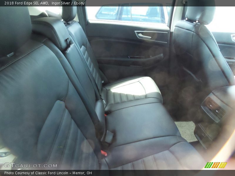 Ingot Silver / Ebony 2018 Ford Edge SEL AWD