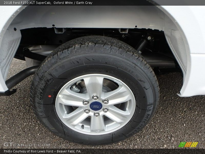 Oxford White / Earth Gray 2018 Ford F150 XLT SuperCab