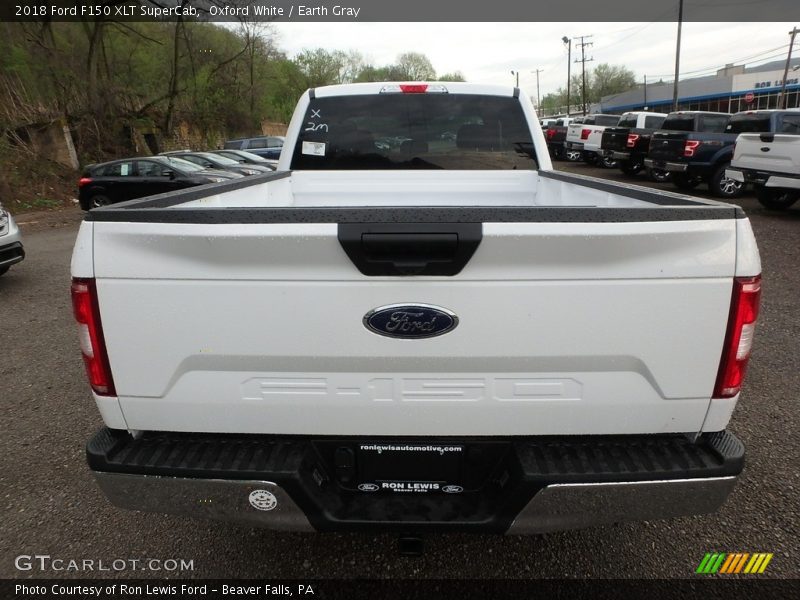 Oxford White / Earth Gray 2018 Ford F150 XLT SuperCab