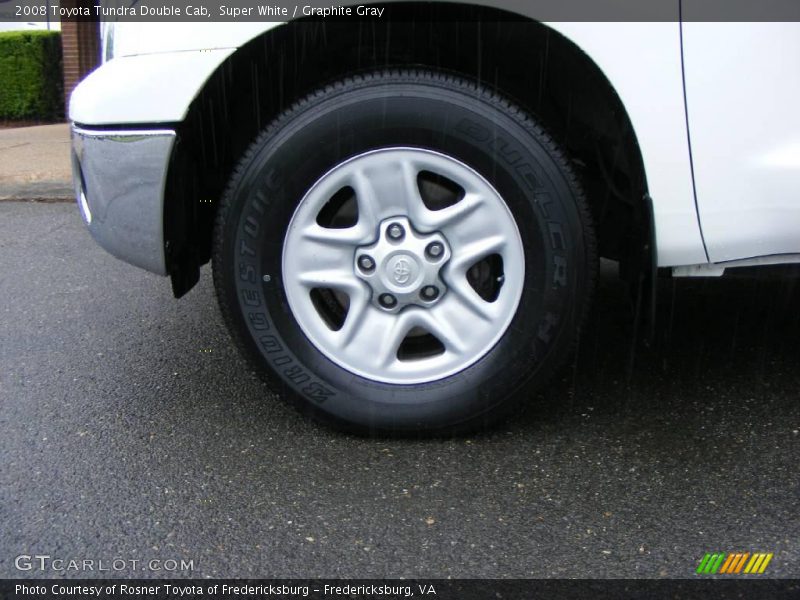 Super White / Graphite Gray 2008 Toyota Tundra Double Cab