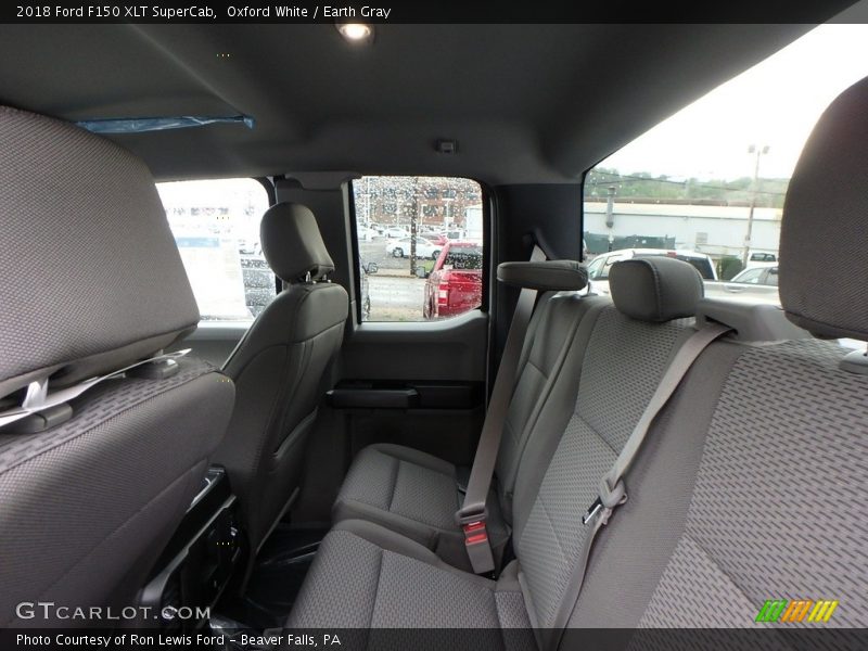 Oxford White / Earth Gray 2018 Ford F150 XLT SuperCab