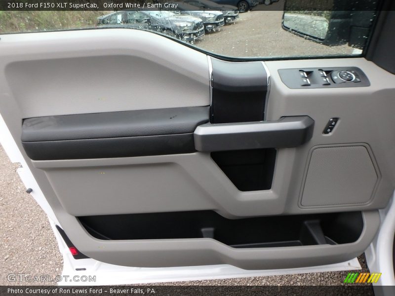 Oxford White / Earth Gray 2018 Ford F150 XLT SuperCab