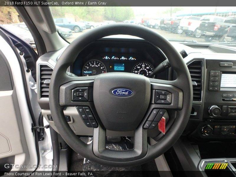 Oxford White / Earth Gray 2018 Ford F150 XLT SuperCab