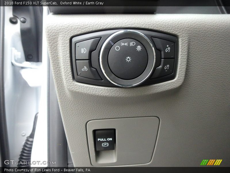 Oxford White / Earth Gray 2018 Ford F150 XLT SuperCab