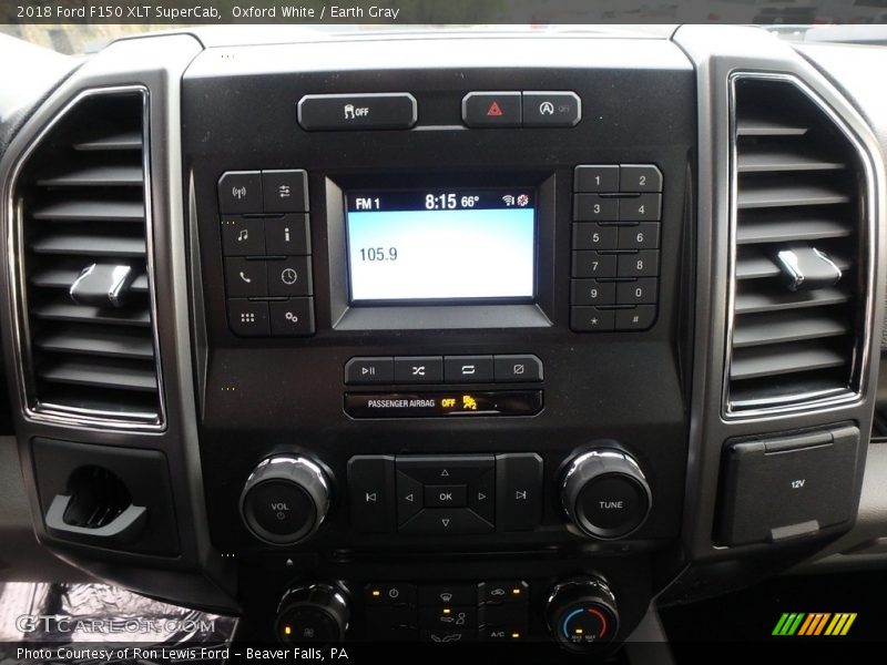 Oxford White / Earth Gray 2018 Ford F150 XLT SuperCab