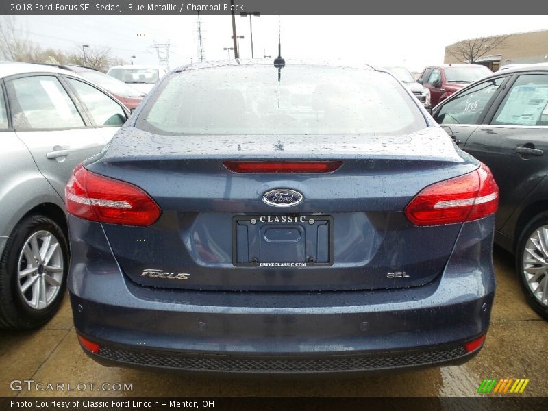 Blue Metallic / Charcoal Black 2018 Ford Focus SEL Sedan