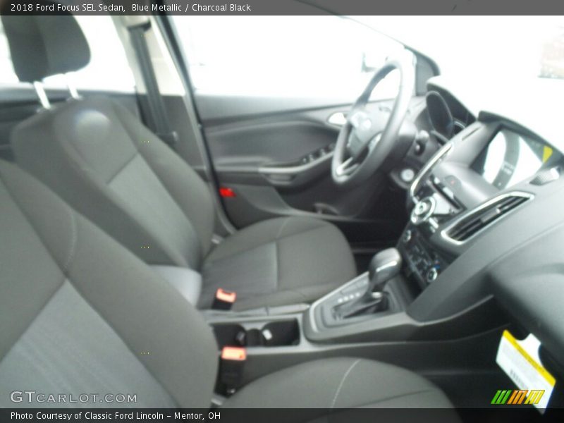 Blue Metallic / Charcoal Black 2018 Ford Focus SEL Sedan