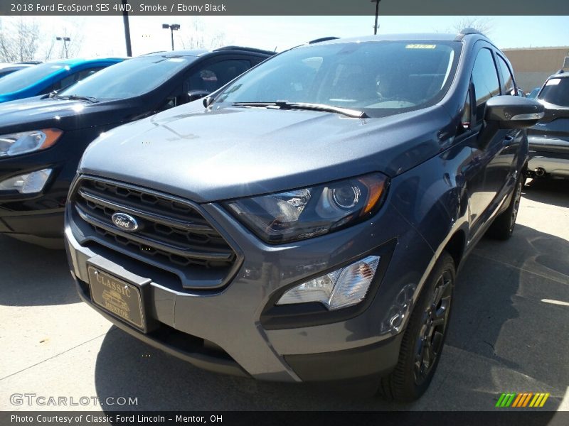 Smoke / Ebony Black 2018 Ford EcoSport SES 4WD