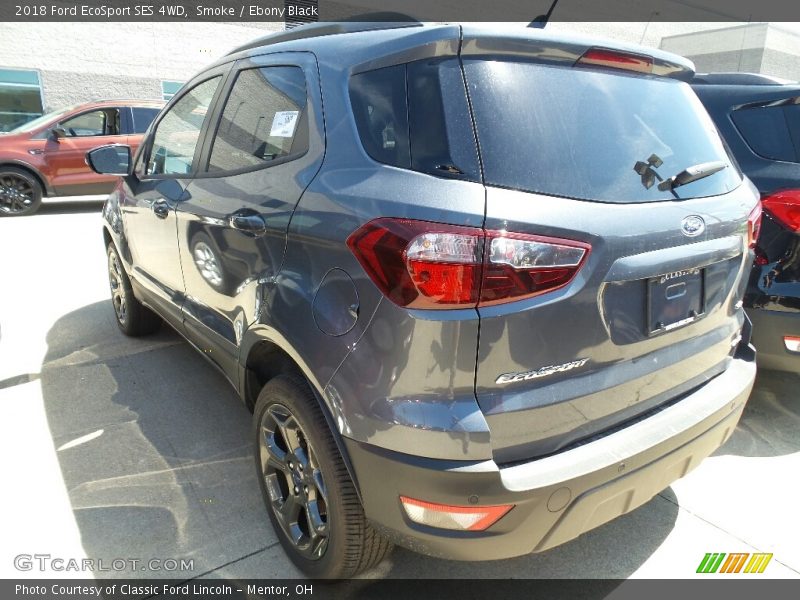 Smoke / Ebony Black 2018 Ford EcoSport SES 4WD
