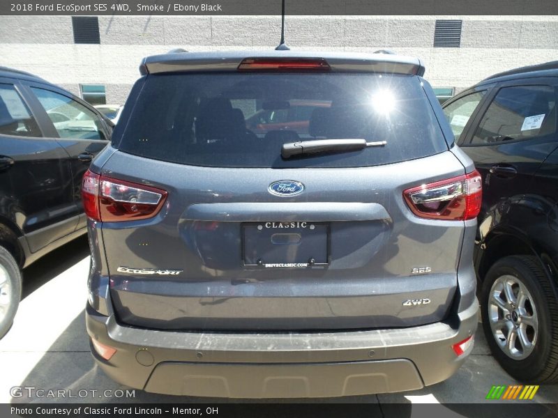 Smoke / Ebony Black 2018 Ford EcoSport SES 4WD