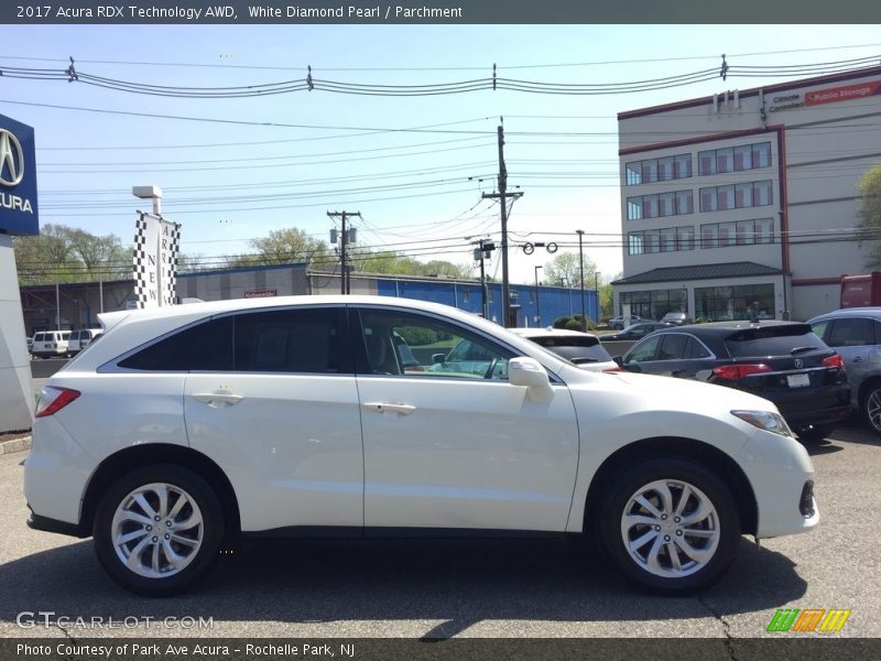 White Diamond Pearl / Parchment 2017 Acura RDX Technology AWD