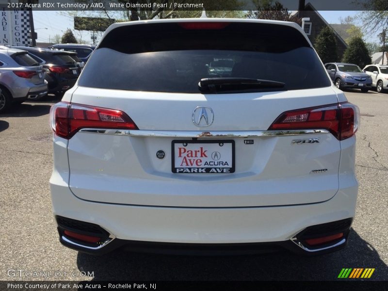 White Diamond Pearl / Parchment 2017 Acura RDX Technology AWD