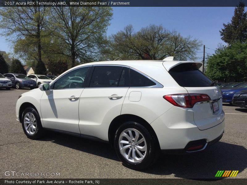 White Diamond Pearl / Parchment 2017 Acura RDX Technology AWD