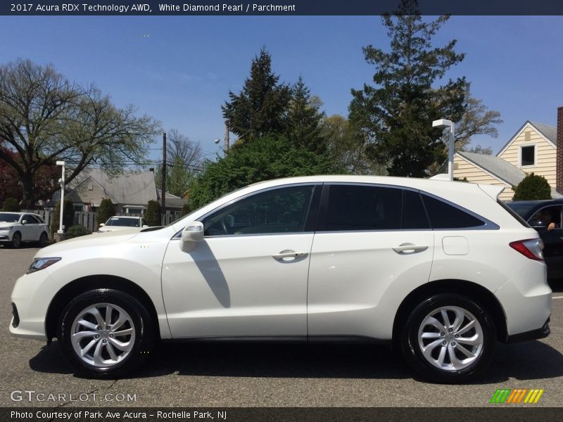 White Diamond Pearl / Parchment 2017 Acura RDX Technology AWD