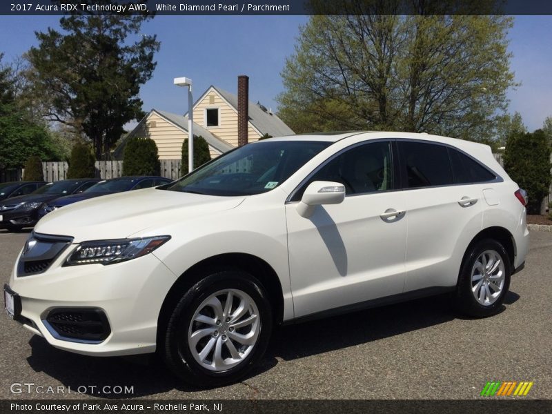 White Diamond Pearl / Parchment 2017 Acura RDX Technology AWD