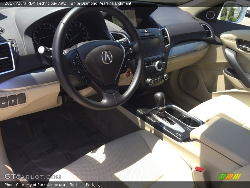 White Diamond Pearl / Parchment 2017 Acura RDX Technology AWD
