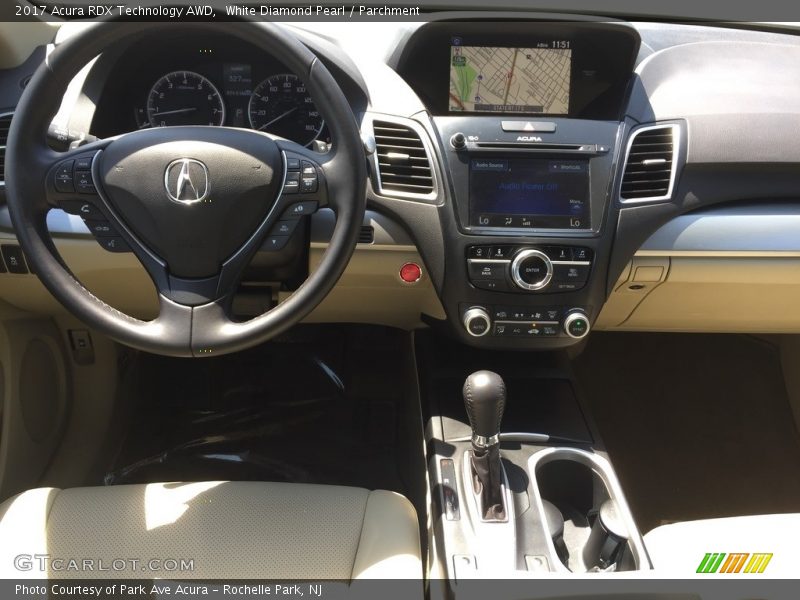 White Diamond Pearl / Parchment 2017 Acura RDX Technology AWD