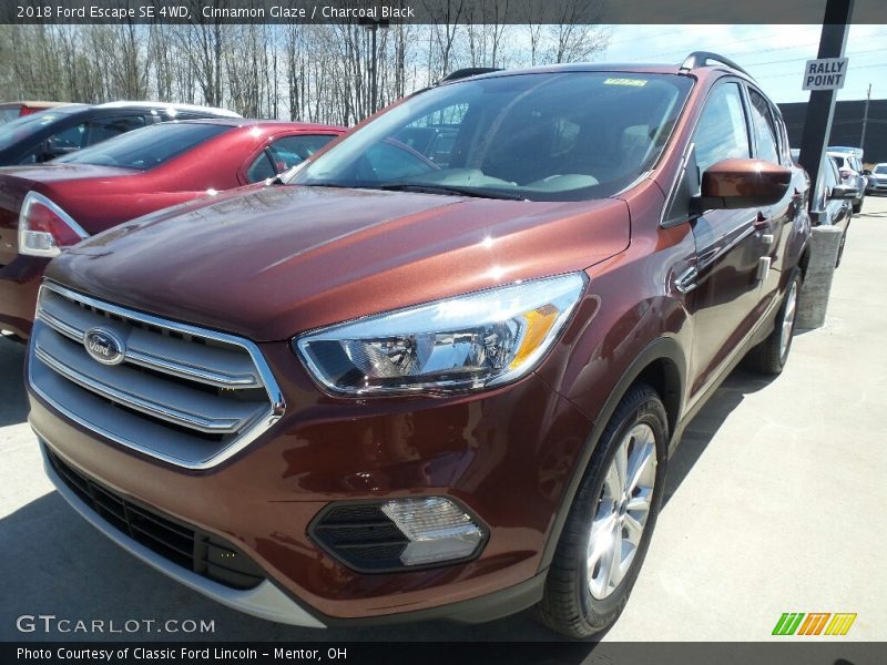 Cinnamon Glaze / Charcoal Black 2018 Ford Escape SE 4WD