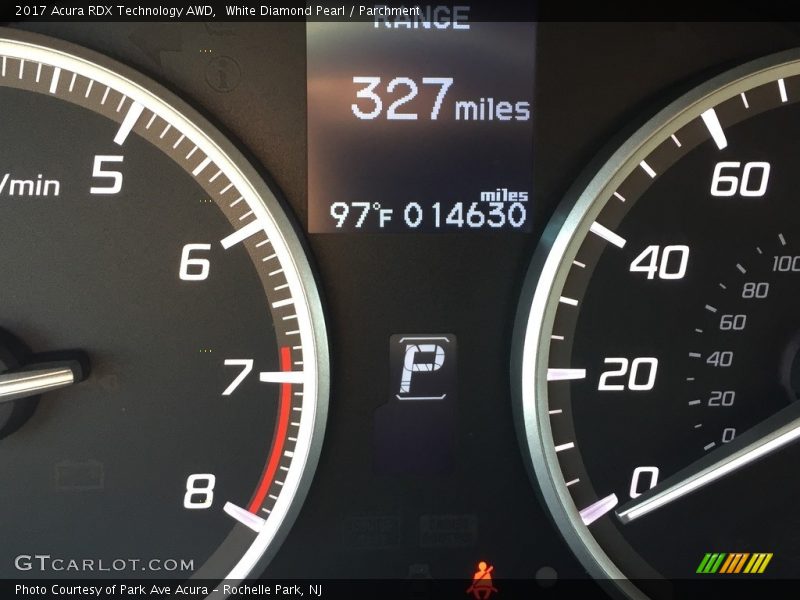 White Diamond Pearl / Parchment 2017 Acura RDX Technology AWD