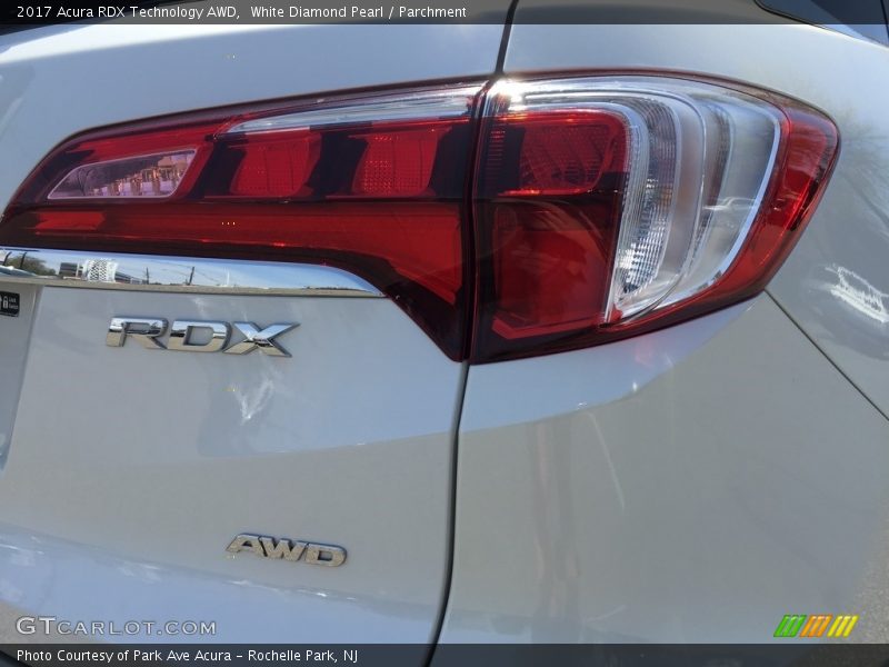 White Diamond Pearl / Parchment 2017 Acura RDX Technology AWD
