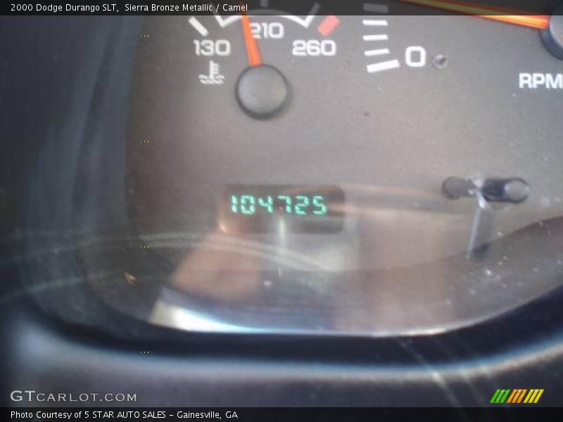 Sierra Bronze Metallic / Camel 2000 Dodge Durango SLT