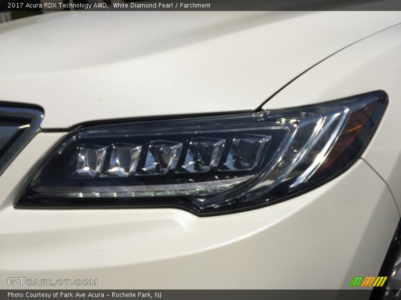 White Diamond Pearl / Parchment 2017 Acura RDX Technology AWD