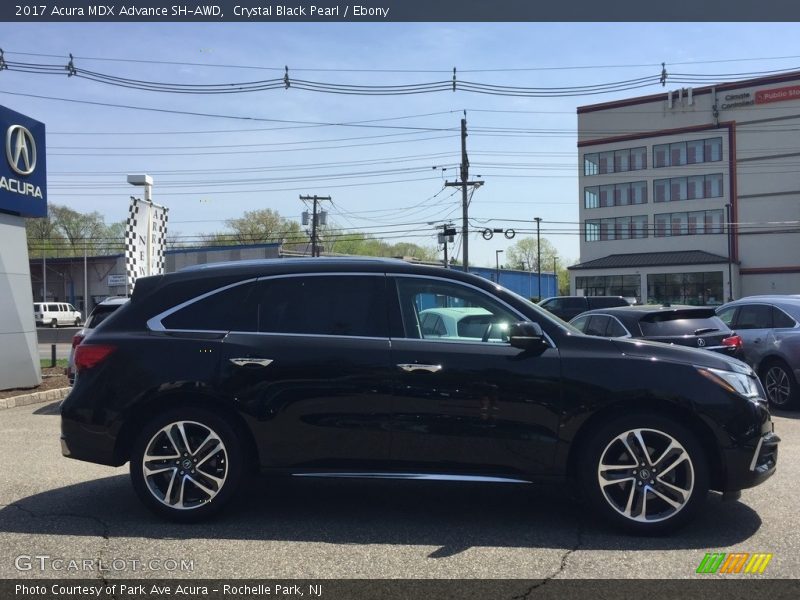 Crystal Black Pearl / Ebony 2017 Acura MDX Advance SH-AWD