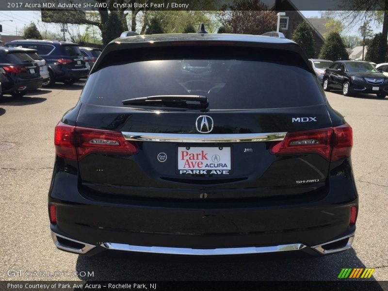 Crystal Black Pearl / Ebony 2017 Acura MDX Advance SH-AWD