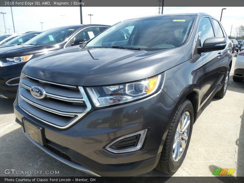 Magnetic / Ebony 2018 Ford Edge SEL AWD