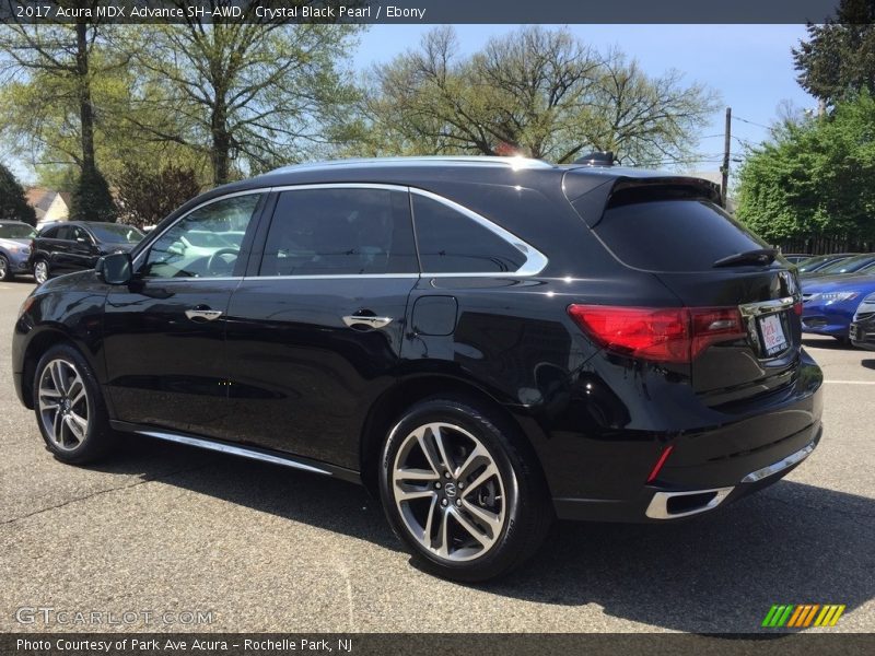 Crystal Black Pearl / Ebony 2017 Acura MDX Advance SH-AWD