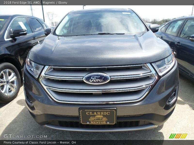 Magnetic / Ebony 2018 Ford Edge SEL AWD