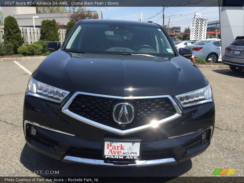 Crystal Black Pearl / Ebony 2017 Acura MDX Advance SH-AWD