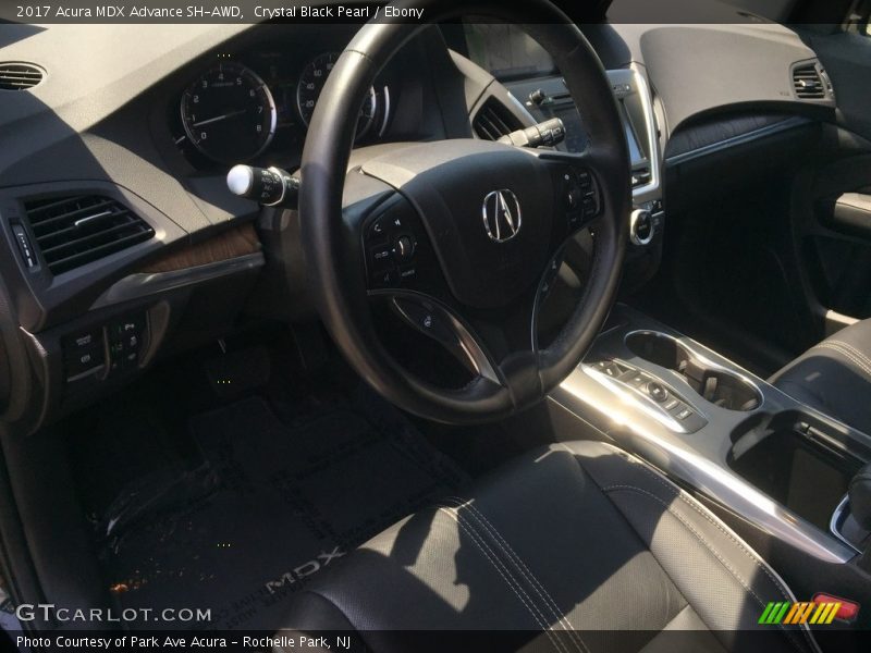 Crystal Black Pearl / Ebony 2017 Acura MDX Advance SH-AWD