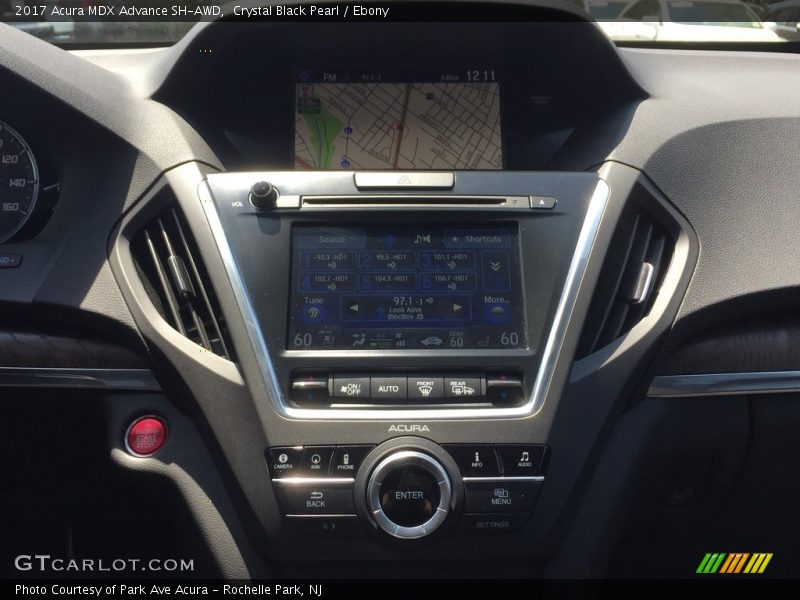Crystal Black Pearl / Ebony 2017 Acura MDX Advance SH-AWD
