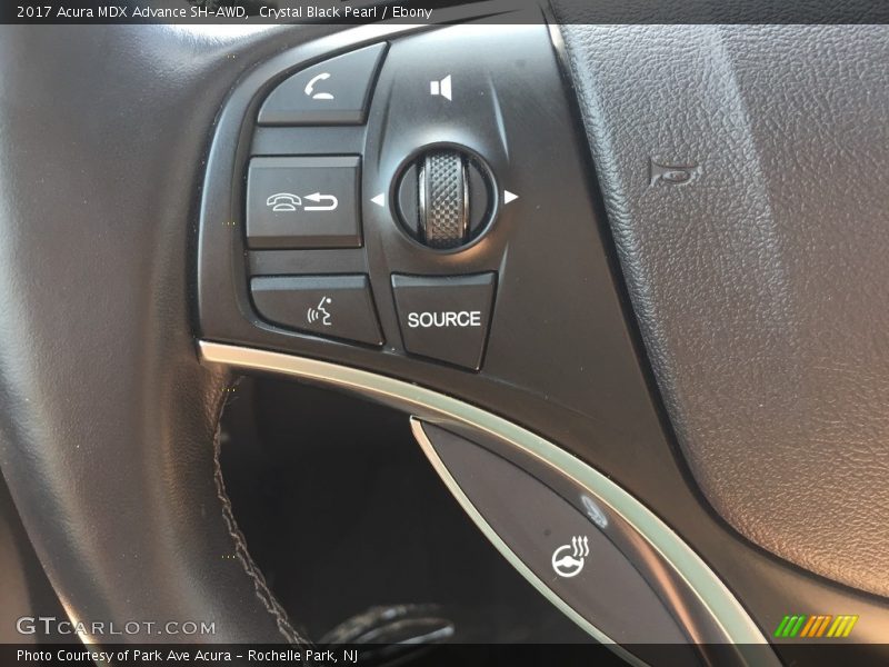 Crystal Black Pearl / Ebony 2017 Acura MDX Advance SH-AWD