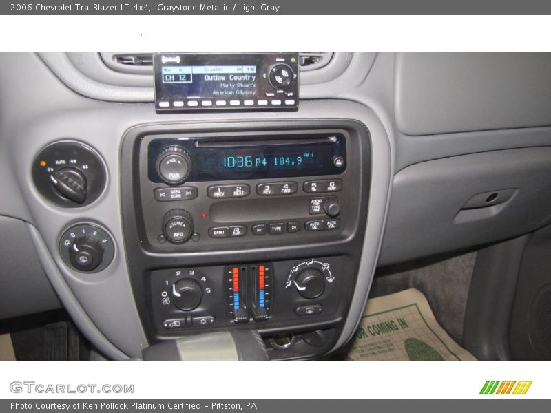 Graystone Metallic / Light Gray 2006 Chevrolet TrailBlazer LT 4x4